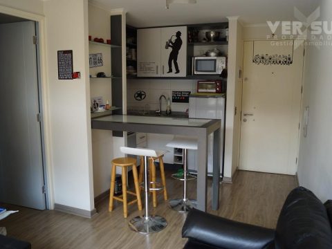 Departamento Arriendo en Santiago — Arriendo De Acogedor Departamento 1 Dormitorio En San Isidro Santiago Centro