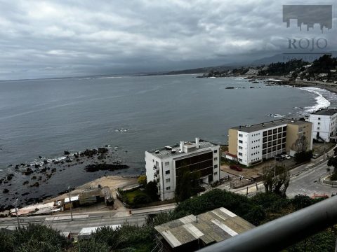 Departamento Venta en Concón — Concón Sur, Preciosa Vista Al Mar, 1 Dormitorio, Estacionamiento