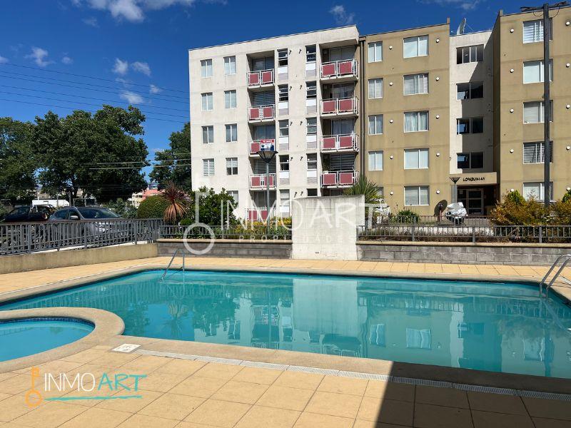 Arriendo Departamento Semi Amoblado Condominio Portal Del Sur