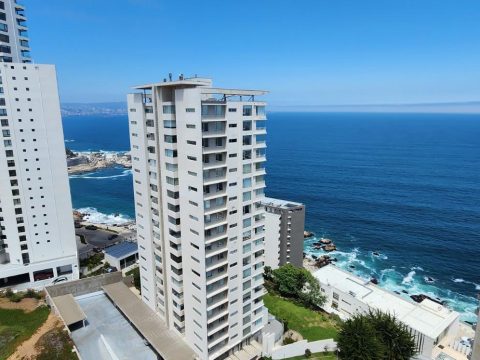 Departamento Venta en Viña del Mar — Reñaca Norte, Panorámica Vista Al Mar, 2 Dormitorios, Estacionamiento