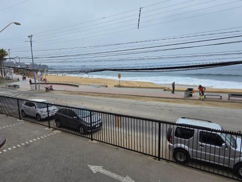 Departamento Arriendo en Viña del Mar — Reñaca, Frente Al Mar, 130 M2, 3 Dormitorios, 2 Estacionamientos