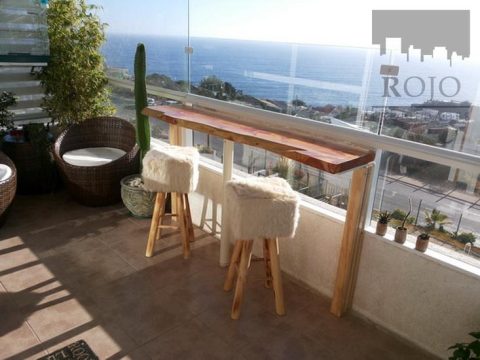 Departamento Venta en Concón — Costa Montemar, Panorámica Vista, 3 Dormitorios, Terraza, Estacionamiento