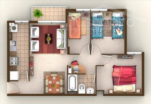 Arriendo Departamento 3 Dormitorios C/Estacionamiento En Terrazas De Collao