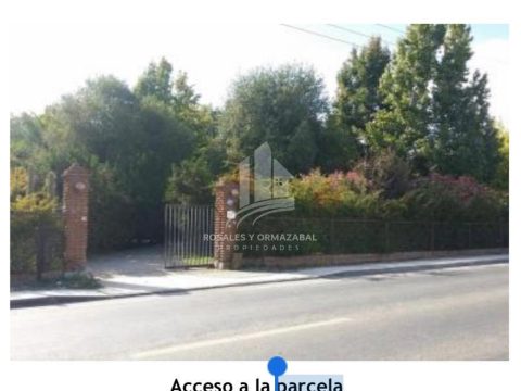 Parcela Venta en Paine — (Cdo.116) Venta Hermosa Parcela De Agrado 7.200 Mts. 2 Paine