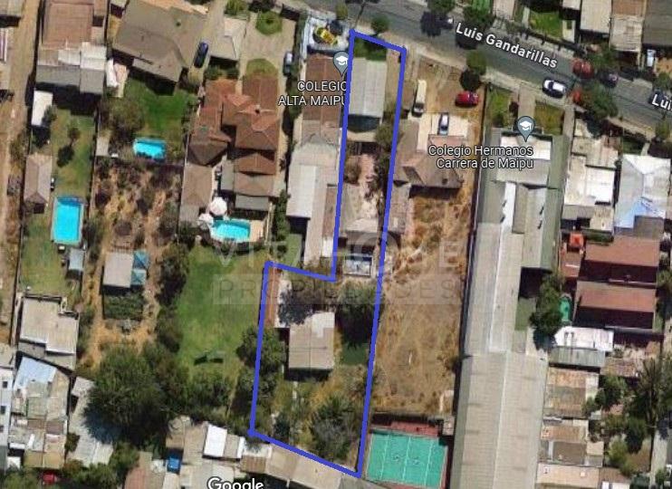 Propiedad 1.160 Mts2 Ubicada A 4 Cuadras De Plaza De Maipu