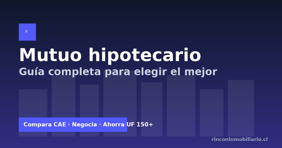 Mutuo hipotecario en Chile: guía completa