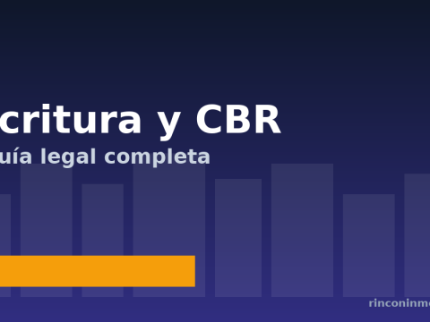 Escritura y CBR