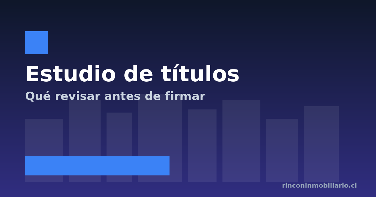 Estudio de títulos