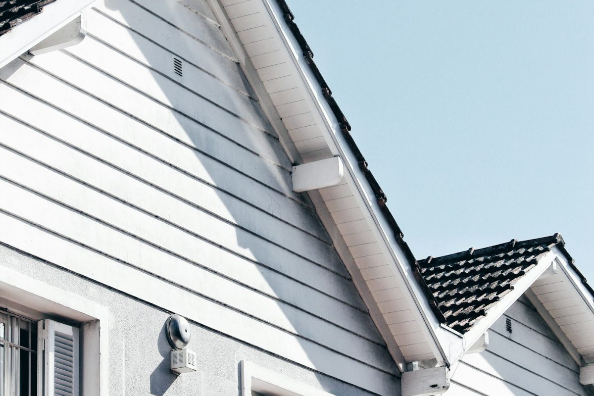 Vivienda con revestimiento de madera